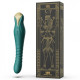 Вібромасажер з фрикціями та керуванням зі смартфона Zalo King Зелений