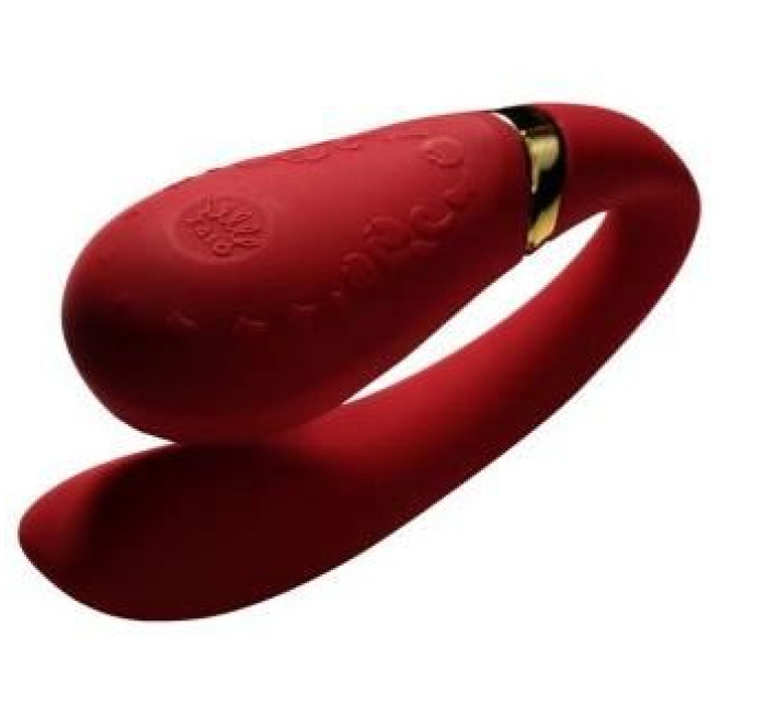 Вібромасажер для пар з функцією керування зі смартфона Zalo Fanfan Set Червоний