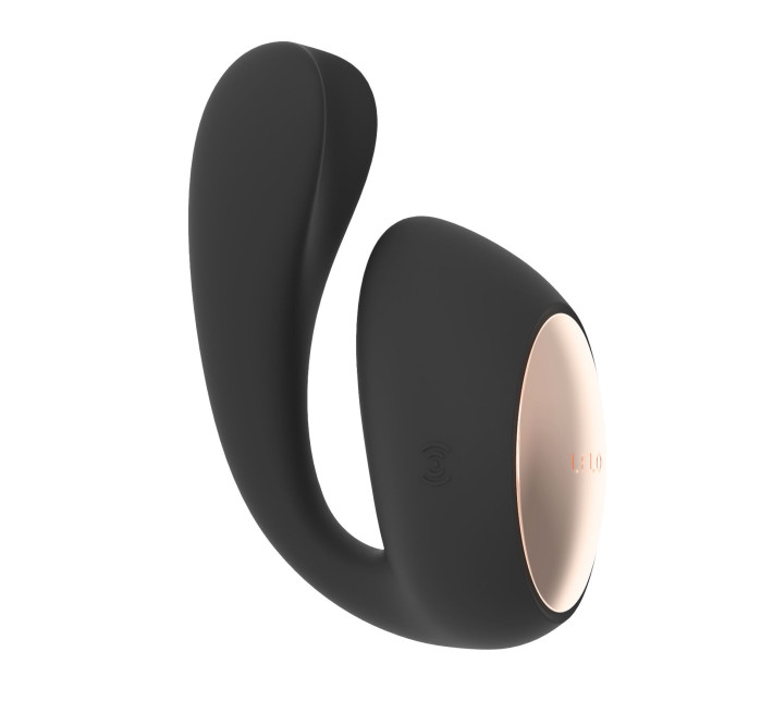 Смарт-вибратор LELO Ida Wave Black, вагинально-клиторальный, технология WaveMotion, 2 мотора