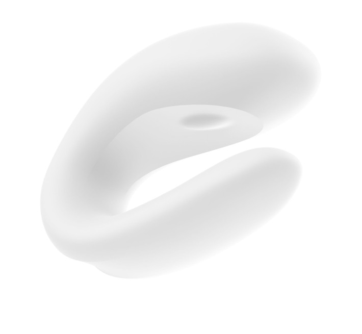 Смарт-вібратор для пар Satisfyer Double Joy Білий із широким кліторальним стимулятором