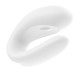 Смарт-вібратор для пар Satisfyer Double Joy Білий із широким кліторальним стимулятором