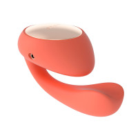 Смарт-вібратор LELO Ida Wave Coral Red, вагінально-кліторальний, технологія WaveMotion, 2 мотори Смарт-вібратор LELO Ida Wave Coral Red, вагінально-кліторальний, технологія WaveMotion, 2 мотори