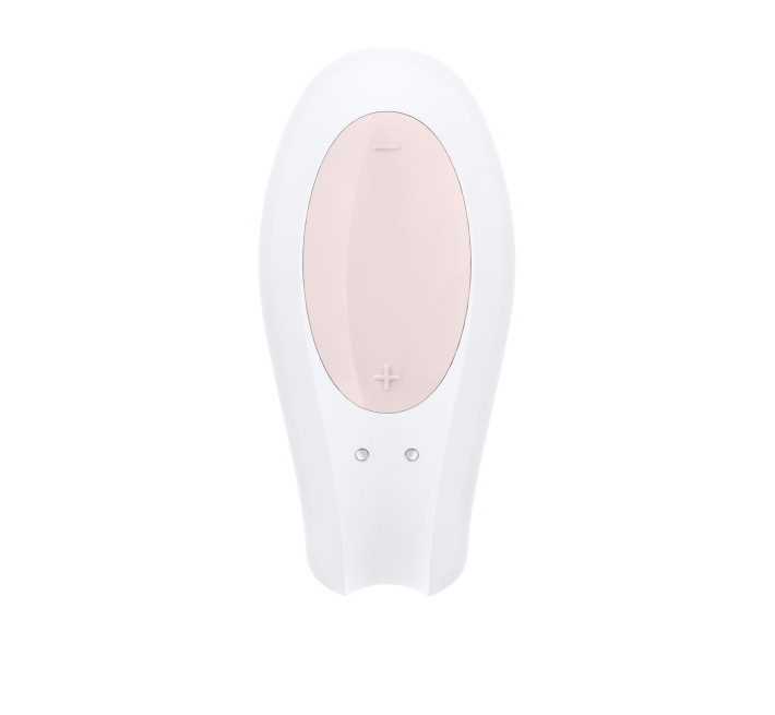 Смарт-вібратор для пар Satisfyer Double Joy Білий із широким кліторальним стимулятором