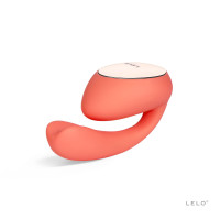 Смарт-вібратор LELO Ida Wave Coral Red, вагінально-кліторальний, технологія WaveMotion, 2 мотори Смарт-вібратор LELO Ida Wave Coral Red, вагінально-кліторальний, технологія WaveMotion, 2 мотори