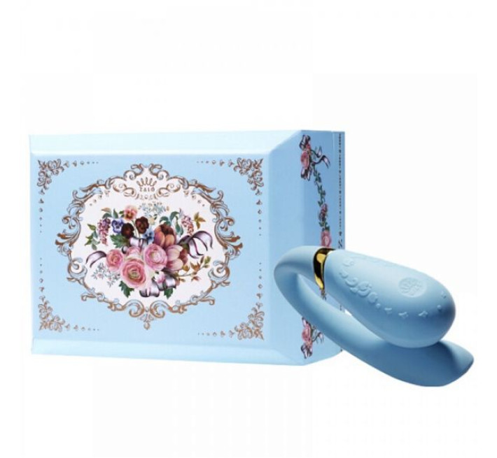 Вібромасажер з функцією керування зі смартфона Zalo Fanfan Блакитний