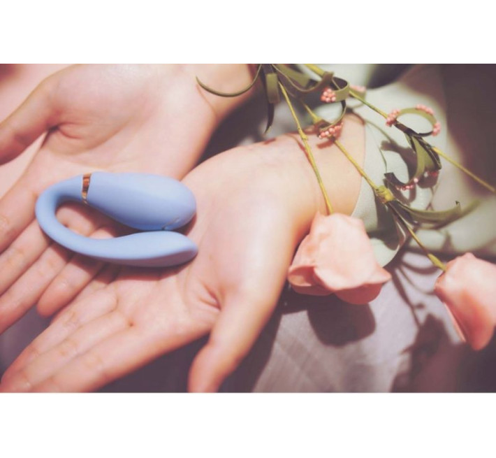 Вібромасажер з функцією керування зі смартфона Zalo Fanfan Блакитний