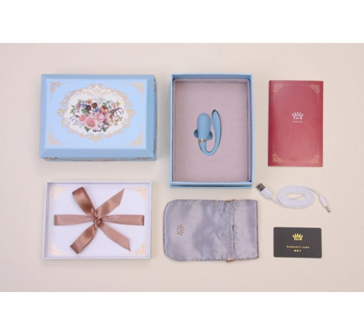 Вібромасажер з функцією керування зі смартфона Zalo Fanfan Блакитний