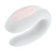 Смарт-вібратор для пар Satisfyer Double Joy Білий із широким кліторальним стимулятором