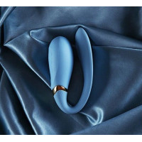 Вібромасажер з функцією керування зі смартфона Zalo Fanfan Блакитний