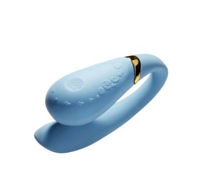 Вібромасажер з функцією керування зі смартфона Zalo Fanfan Блакитний