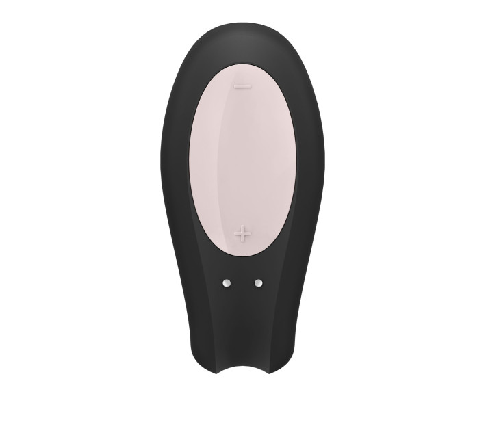 Смарт-вибратор для пар Satisfyer Double Joy Черный с широким клиторальным стимулятором
