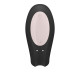 Смарт-вибратор для пар Satisfyer Double Joy Черный с широким клиторальным стимулятором