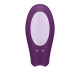 Смарт-вібратор для пар Satisfyer Double Joy Фіолетовий з широким кліторальним стимулятором