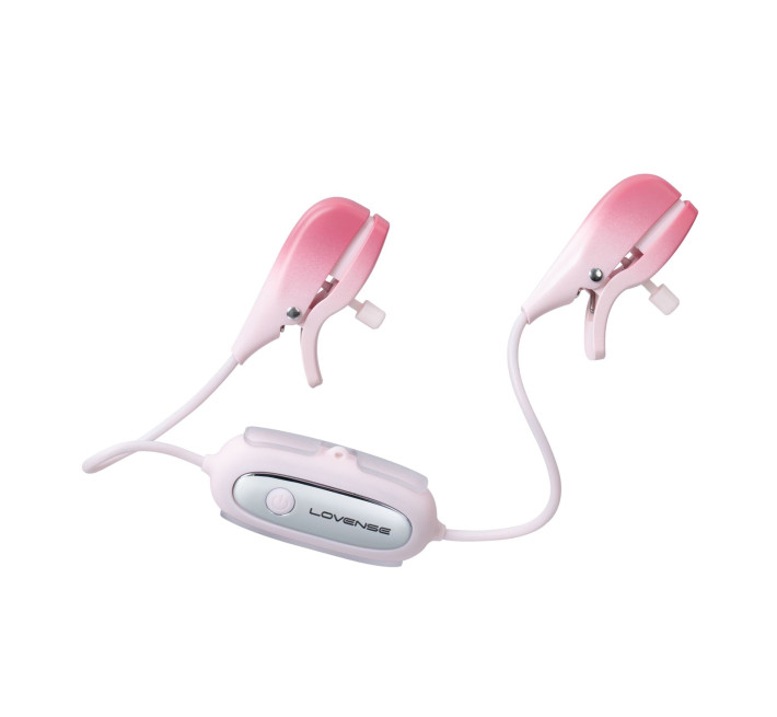 Смарт-вибратор для груди Lovense Gemini, регулировка сжатия соска, можно носить