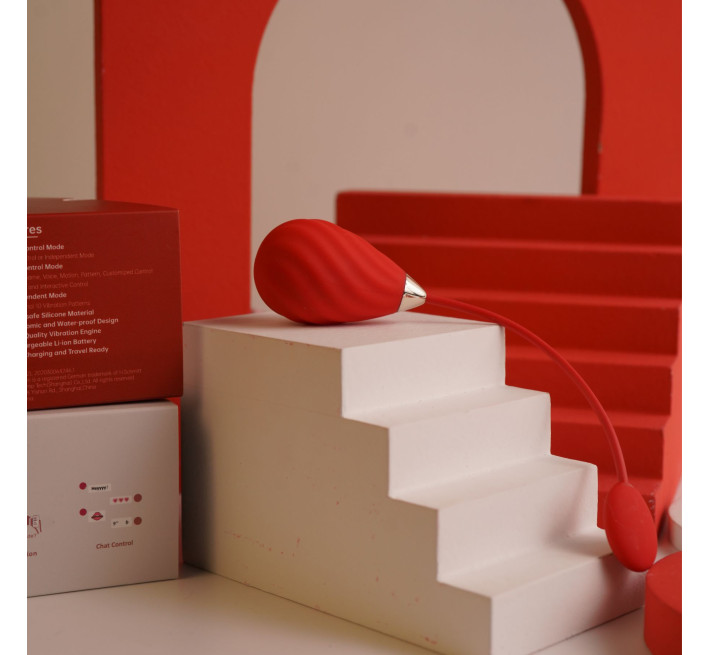 Смарт-виброяйцо Magic Motion Sundae Красное