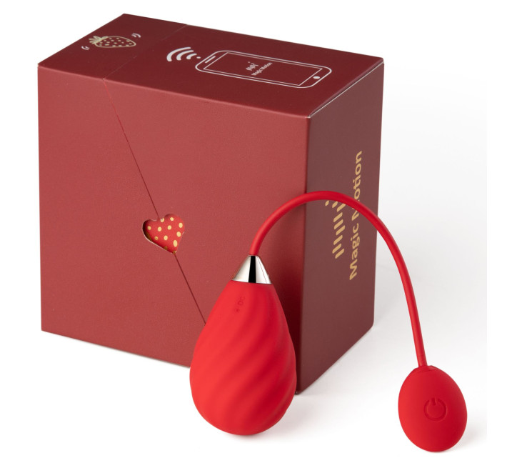 Смарт-виброяйцо Magic Motion Sundae Красное