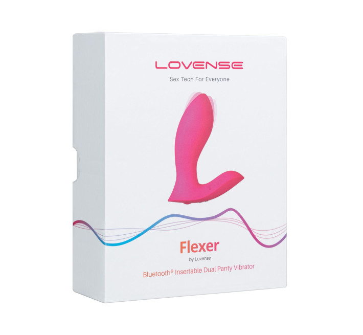 Смарт-вібратор у трусики Lovense Flexer, манливий рух + вібрація, стимуляція клітора та точки G