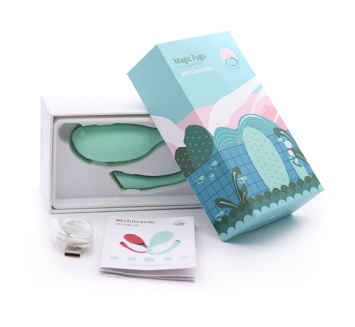 Смарт-виброяйцо Magic Motion Fugu Зеленое