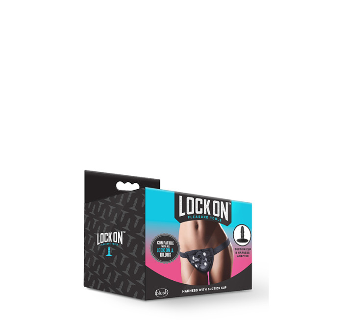 Трусики для страпона Blush LOCK ON STRAP ON HARNESS BLACK