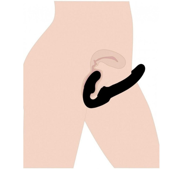 Безремневый страпон Strap U Revolver Черный