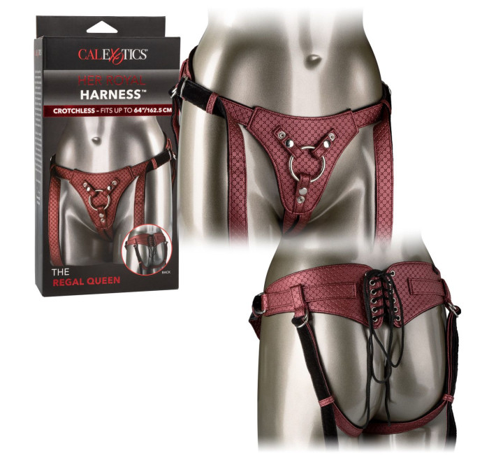 Трусики для страпона California Exotic The Regal Queen Красные