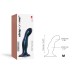 Дилдо Strap-On-Me DILDO PLUG SNAKY METALLIC BLUE, розмір M