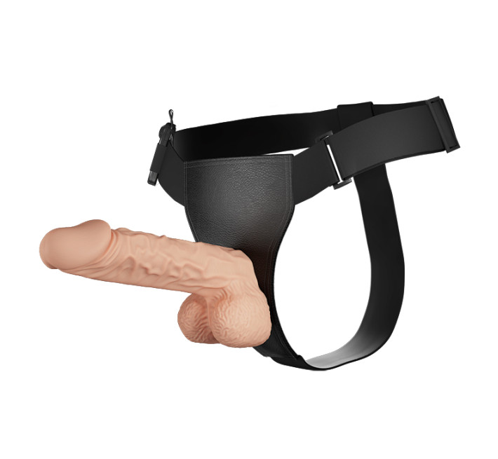 Страпон LyBaile Ultra Multi-Speed Vibration Strap On 9.4