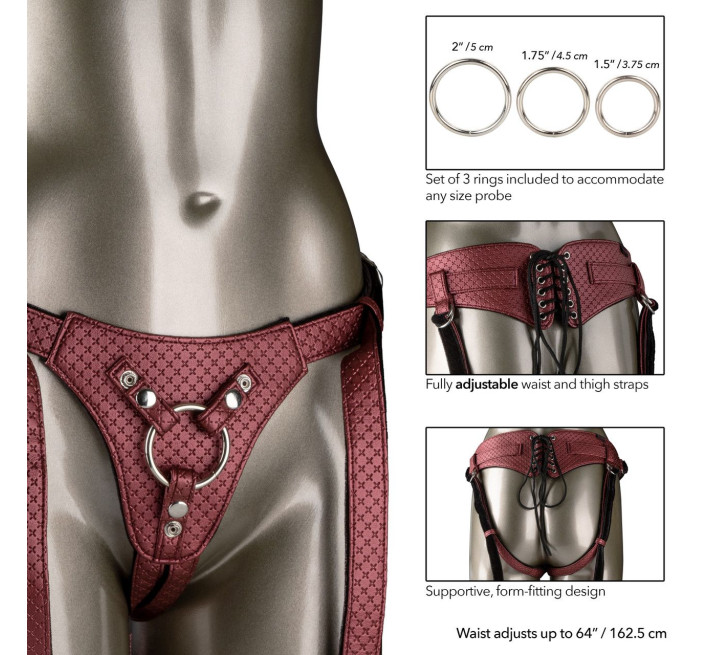 Трусики для страпона California Exotic The Regal Queen Красные