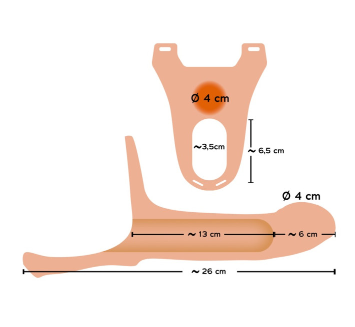 Мужской страпон You2Toys Strap-On Silicone Sleeve Large