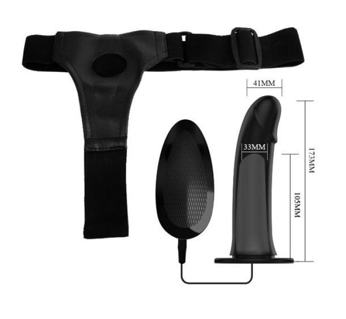 Страпон Pretty Love Vito 6.8" Vibrating Strap On