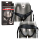 Трусики для страпона California Exotic Universal Love Rider Platinum Harness, кожзам, черные