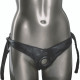 Трусики для страпона California Exotic Universal Love Rider Platinum Harness, кожзам, черные