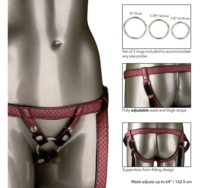 Трусики для страпона California Exotic The Regal Duchess Red