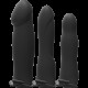 Набор для страпона с вибрацией Doc Johnson Body Extensions - BE Naughty - Black