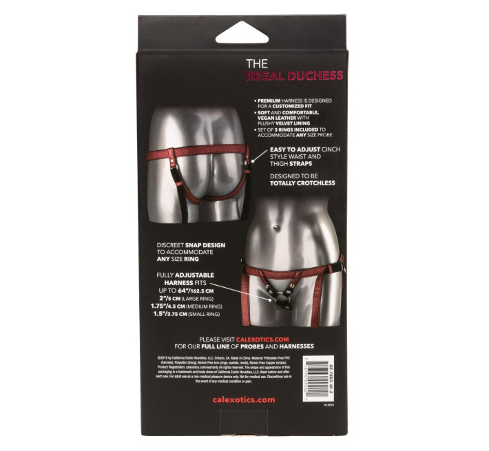 Трусики для страпона California Exotic The Regal Duchess Red