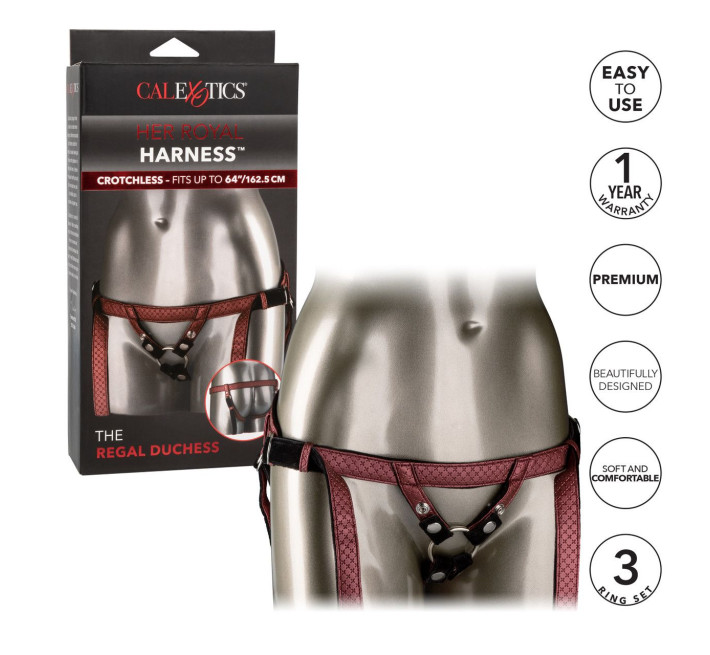 Трусики для страпона California Exotic The Regal Duchess Red