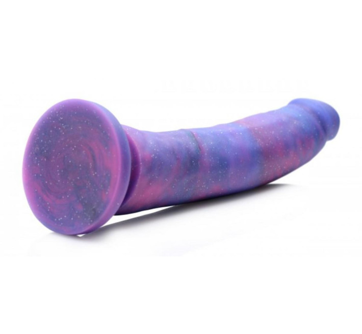 Насадка для страпона Strap U Magic Stick, з блискітками, фіолетовий, 20.3 см