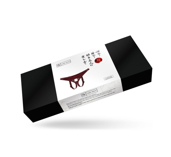 Трусики для страпона Liebe Seele Wine Red Strap on Harness