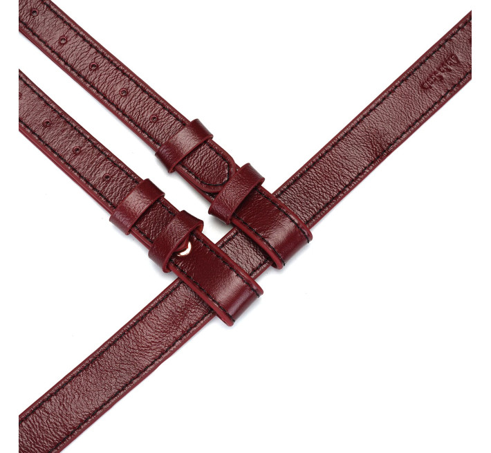 Трусики для страпона Liebe Seele Wine Red Strap on Harness