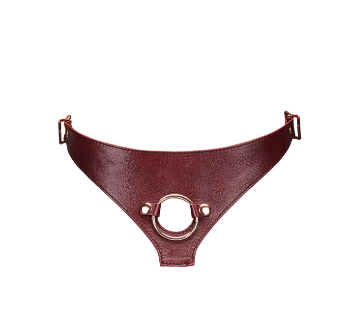 Трусики для страпона Liebe Seele Wine Red Strap on Harness