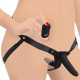 Двосторонній жіночий страпон Strap U 28 Х Power Pegger Double чорний