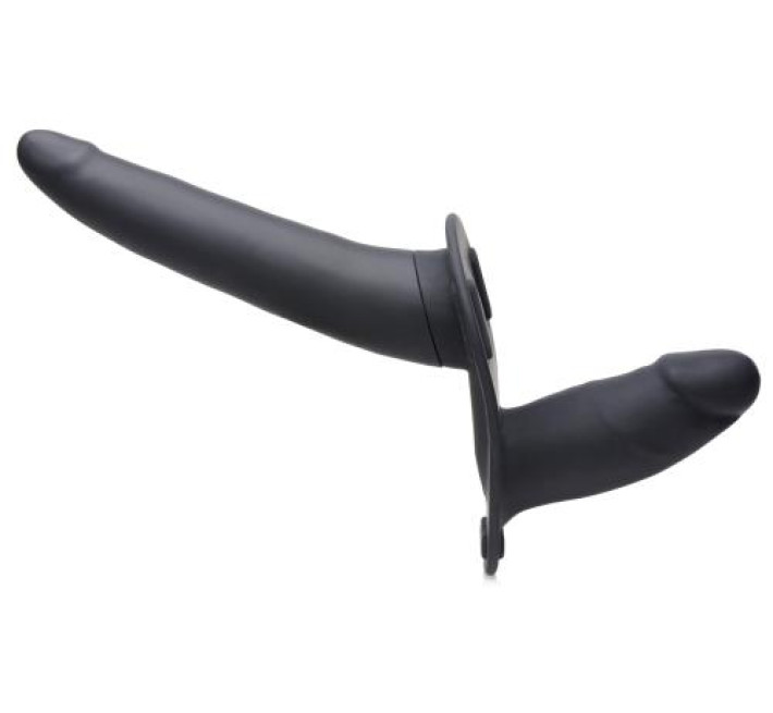 Двосторонній жіночий страпон Strap U 28 Х Power Pegger Double чорний