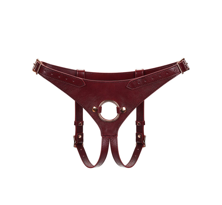 Трусики для страпона Liebe Seele Wine Red Strap on Harness