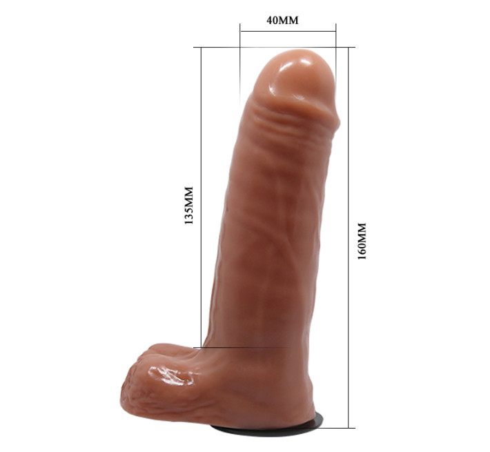 Страпон LyBaile Ultra Vibrating Realdeal Penis Strap On 6.2