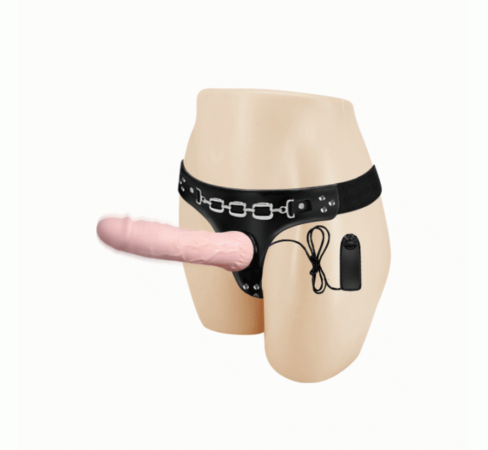 Страпон LyBaile Baile Jessica Strap On Vibrating, 19 см