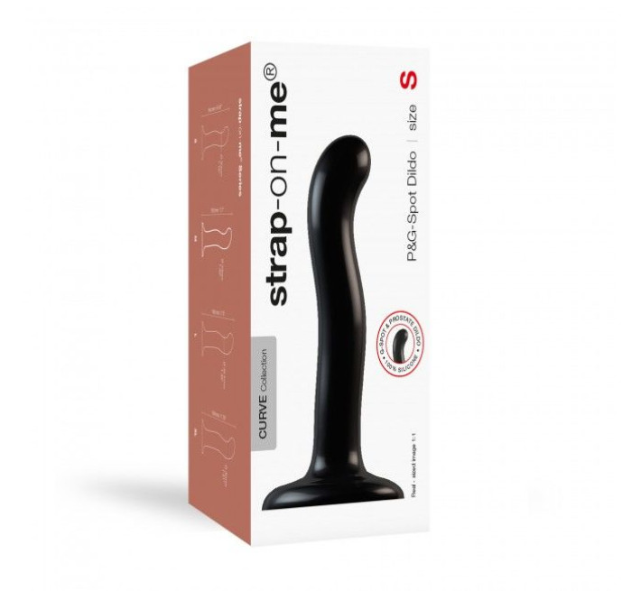 Насадка для страпона Strap-On-Me P&G-Spot Dildo, силикон, размер S