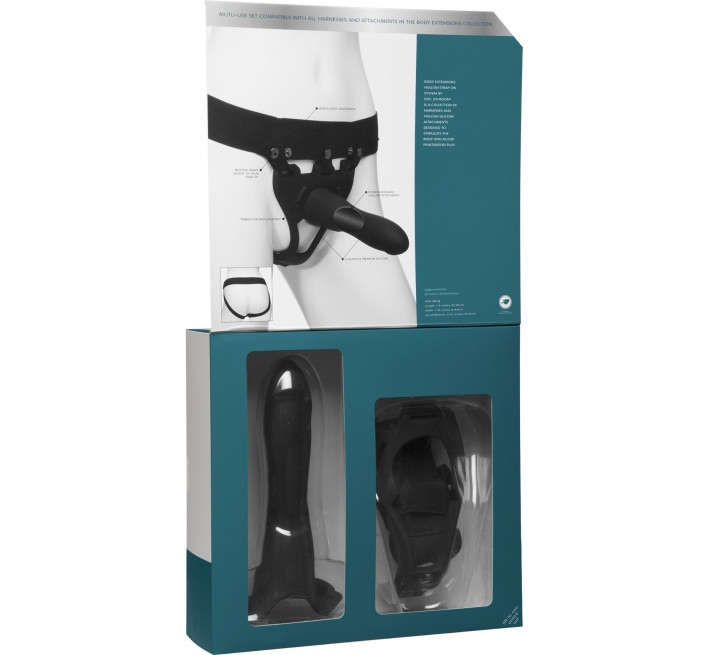 Страпон унисекс Doc Johnson Body Extensions – Be Strong, пустая насадка