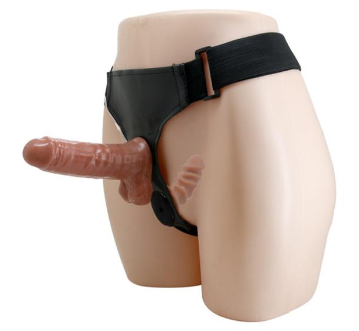 Страпон - Ultra Vibrating Dual Penis Strap On 6.2"