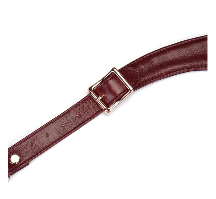 Трусики для вібромасажера Liebe Seele Wine Red Forced Orgasm Strop