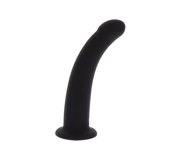 Фаллоимитатор страпон Taboom Strap-On Dong Medium черного цвета, 14 см х 3.3 см